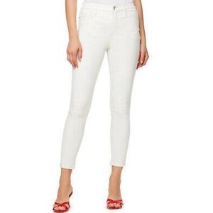 Sanctuary Denim Sunshine Stripe Social Standard High Rise Skinny Ankle Jean